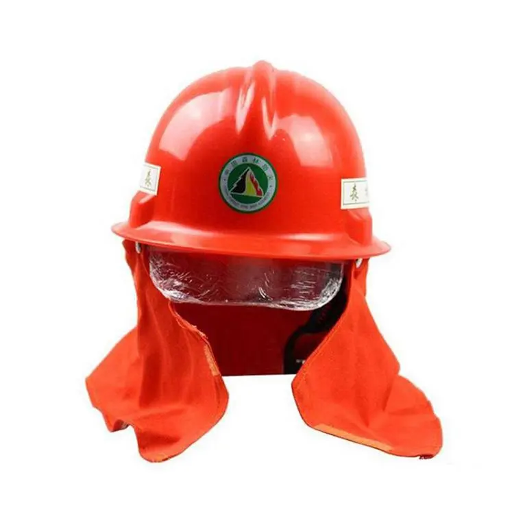 High-temperature Helmet Emergency Rescue Forest Defense Helmet with Flashlight Protection Fire Protection Forest Defense Helmet