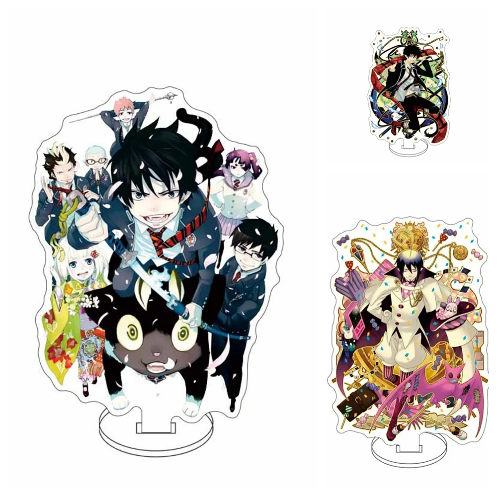 39PCS Charm Anime Blue Exorcist Acrylic Stand Model Cosplay Characters Ornament Accessories Goods Collection Gifts