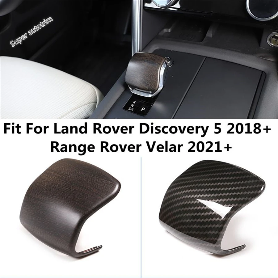 

Car Gear Shift Head Handle Cover Trim For Land Rover Discovery 5 2018- 2023 & Range Rover Velar 2021 - 2023 Interior Accessories