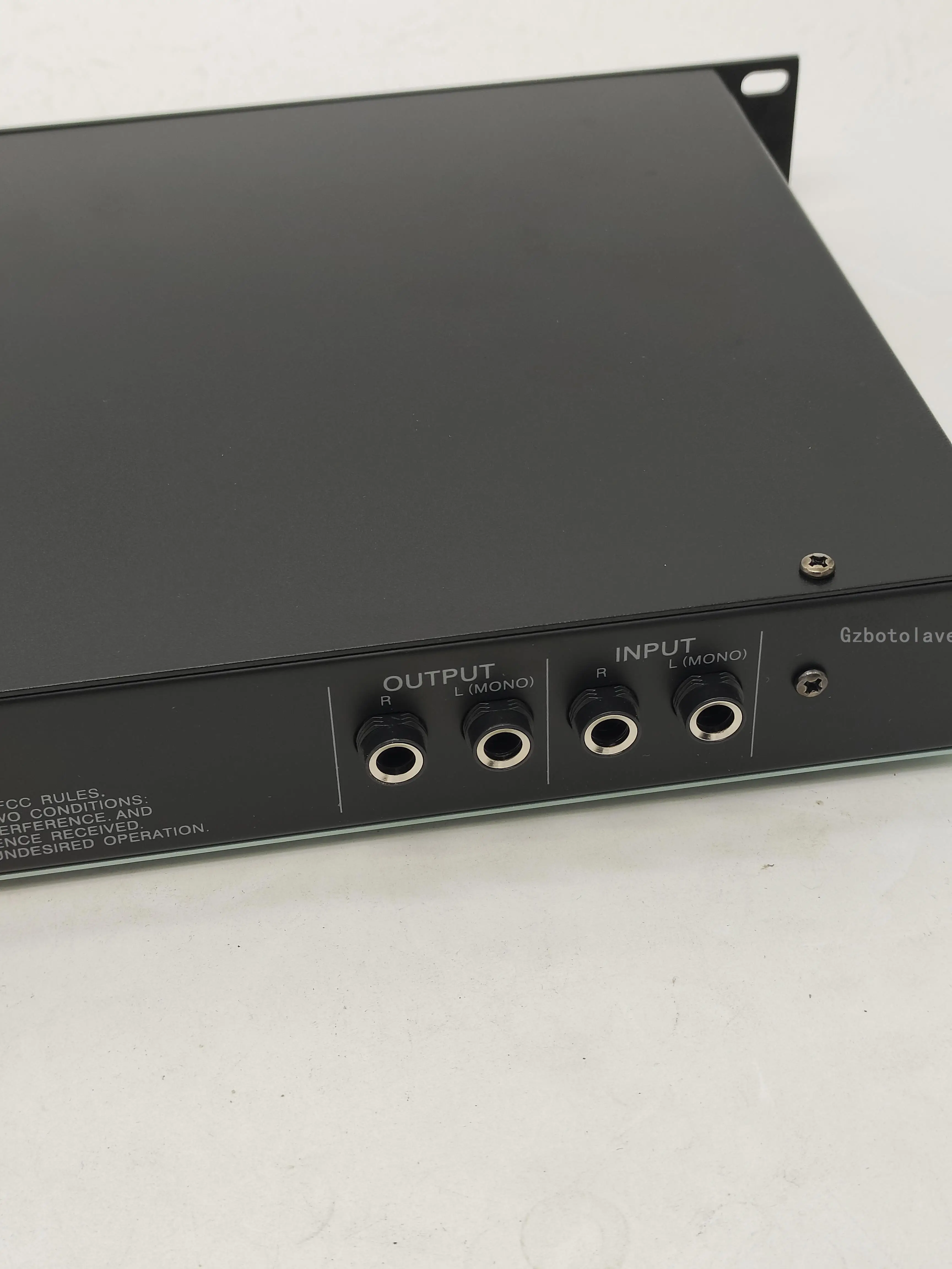 Prosesor reverberator digital efektor digital panggung KTV REV100DSP profesional dengan adaptor daya