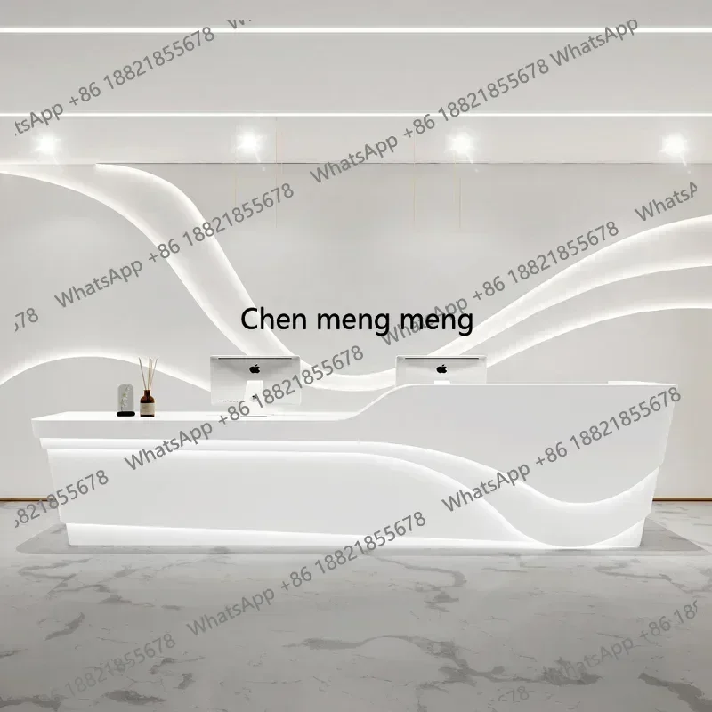 

Italian Style Simplicity Reception Desks Clothing Store Beauty Salon Reception Desks Simplicity Office Furniture Receptie