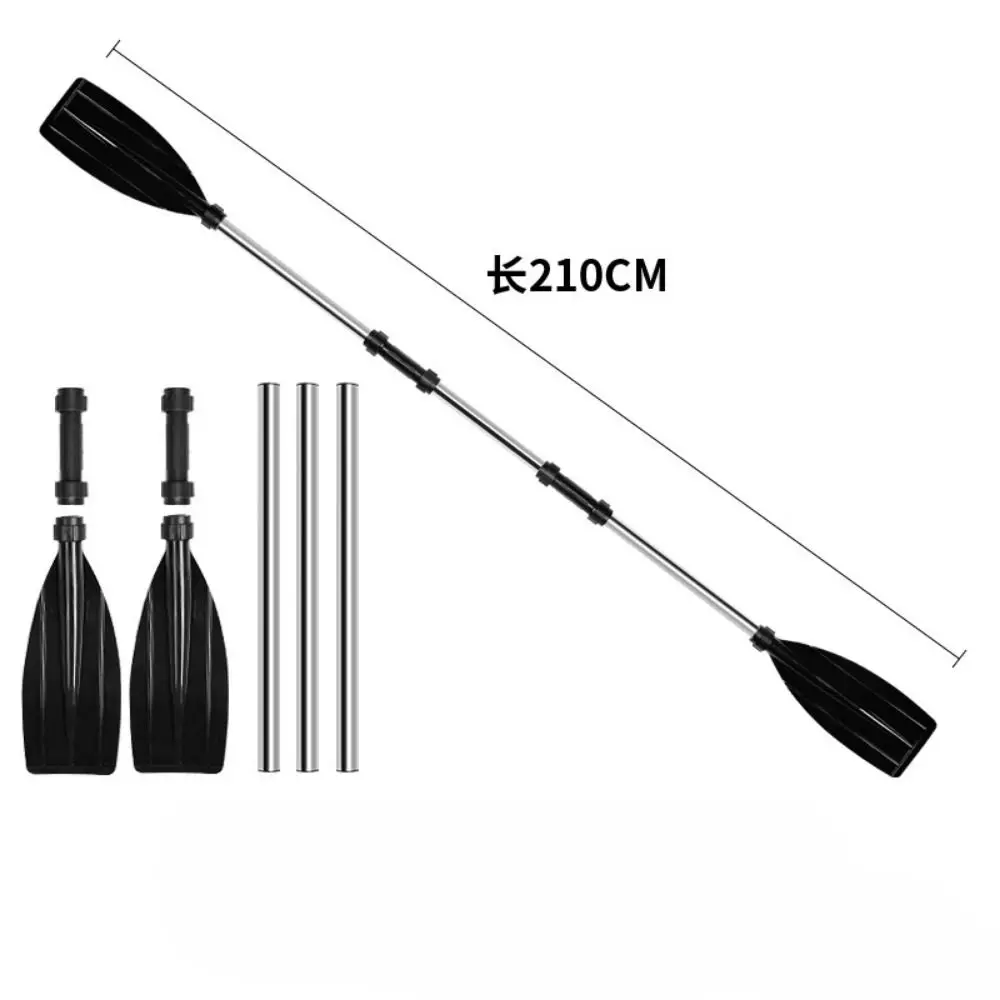 Efficiency Aluminum Alloy Kayak Paddles Thicken Anti-twist Design Canoe Oars Durable Lightweight Boat Oars Fishing