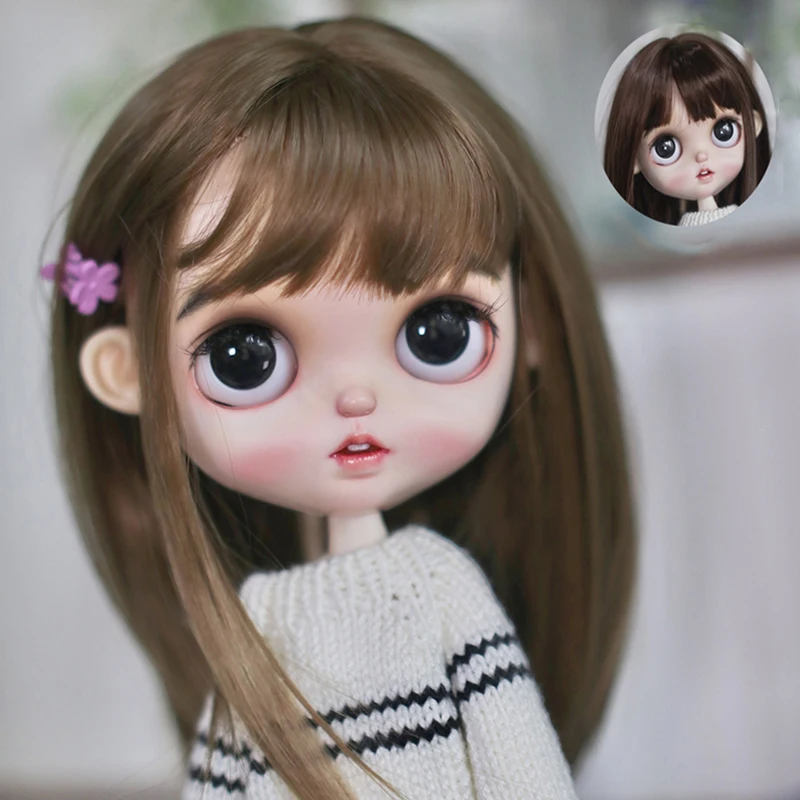 Peluca Blyth, accesorios para muñecas, pelucas para muñecas de juguete, pelo de muñeca Blyth, Material de piezas DIY