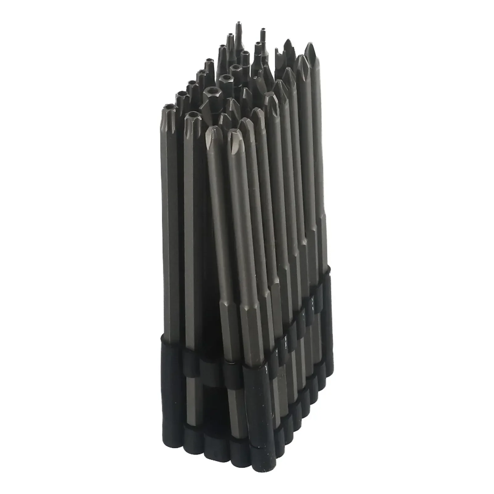 32pc 150mm Long Torx Tamper Proof Spanner Screwdriver Drill Bit PH1 PH2 PZ1 PZ2 Long Torx Tamper Proof Spanner Screwdriver Drill