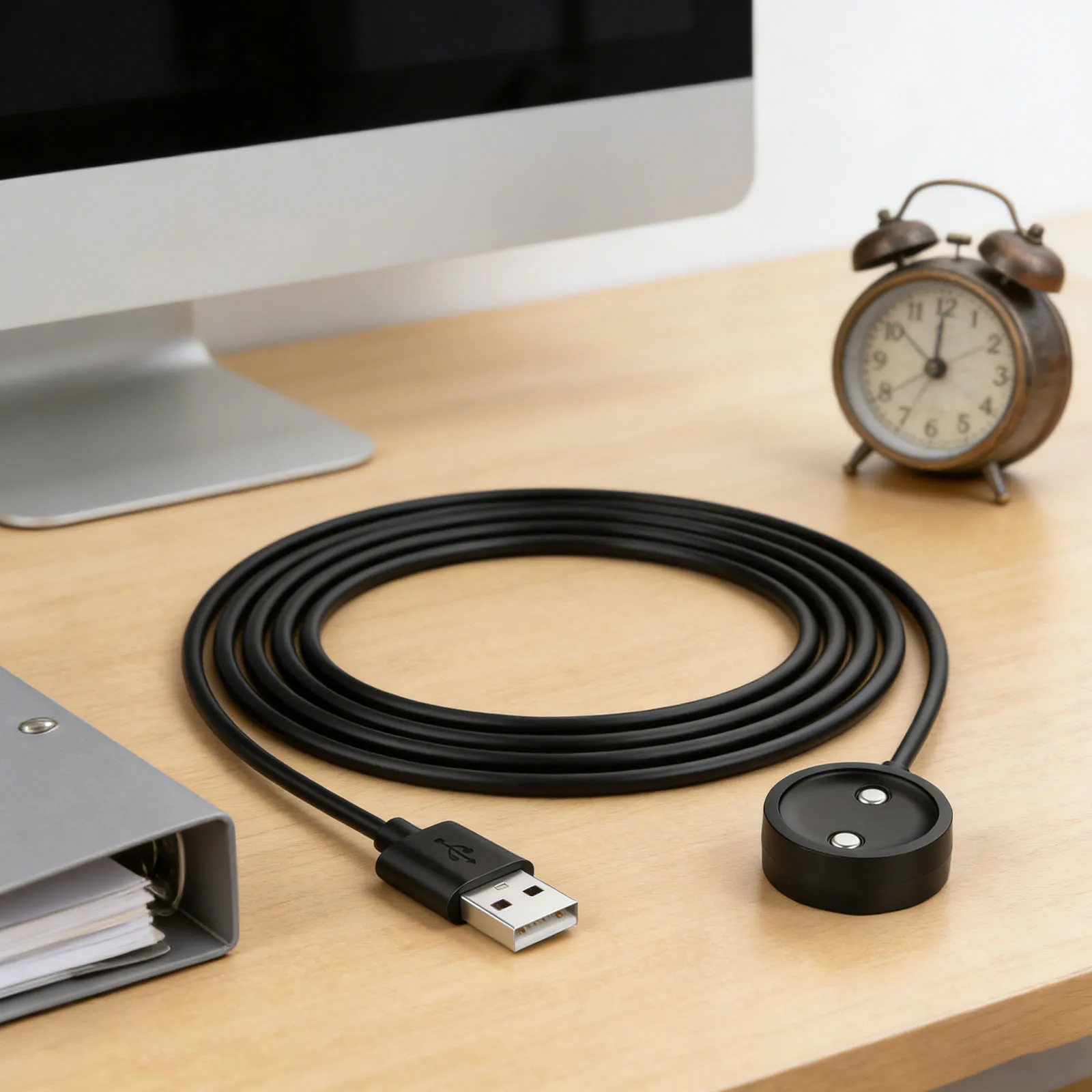 

Магнитный кабель для зарядного устройства, USB-кабель для зарядного устройства длиной 3,3 фута для SUUNTO 9 Peak Pro/вертикальный/гоночный/гоночный S/Ocean