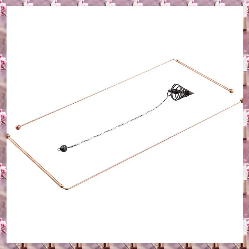 2025 Copper Dowsing Rods - 99.9% Pure Copper 2PCS Divining Rods Energy Water Witching Detector With Pendulum Pendant,Copper Dows