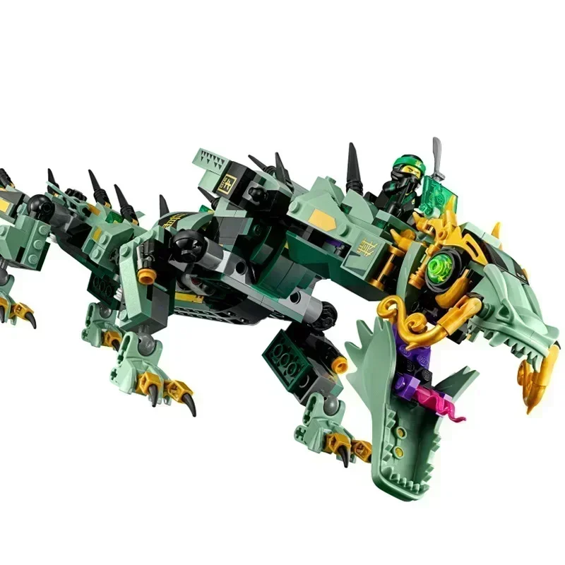 384pcs Overlord Mech Dragon Building Blocks Classic Model Compatible with Lepining Educational Toys Kids Christmas Gifts