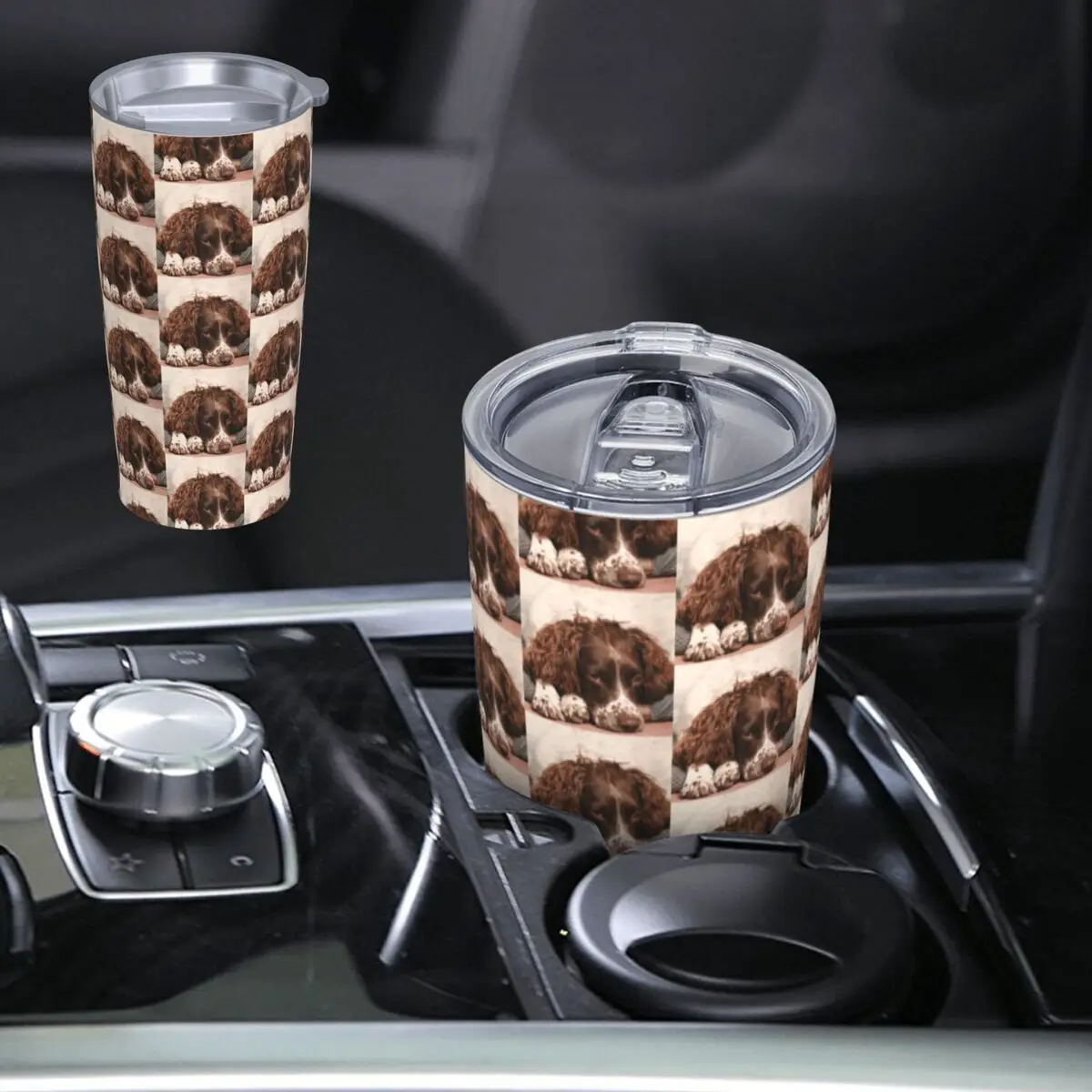 English Springer Spaniel Stainless Steel Tumbler Vacuum Insulated Mugs Thermal Cold Bottle Straws With Lid 20oz