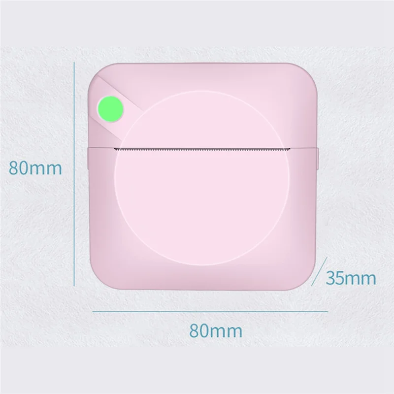 ONCE Mini Portable Thermal Label Printer Student Wrong Question Photo Barcode Printer Label Printer With Thermal Paper