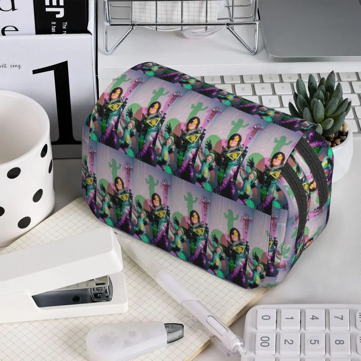 Love Death Stranding Game Federmäppchen für Jungen und Mädchen, Geschenke, Stiftbox, Bleistiftbeutel, Schreibwaren, Stifthalter, Tasche