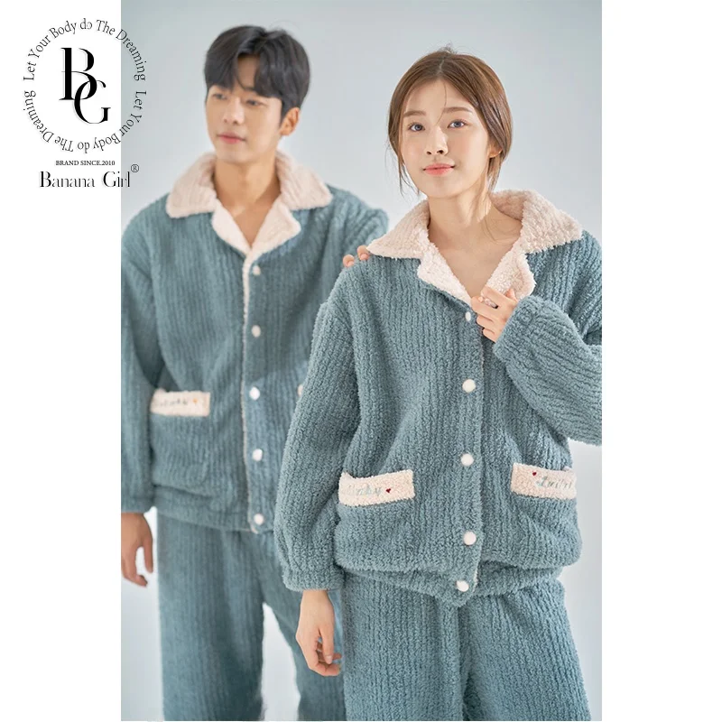 bananagirl-corail-fce-pyjamas-femmes-thiened-flanelle-decontracte-maison-vetements-hiver-chaud-mignon-dessin-anime-spwear-ensemble