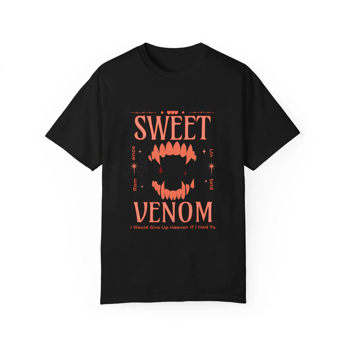 Sweet Venom Kpop Shirt Vintage Vampire Tee Romance Untold Inspired T-shirt Fan Gift Summer Women's High Quality Cotton T-shirt