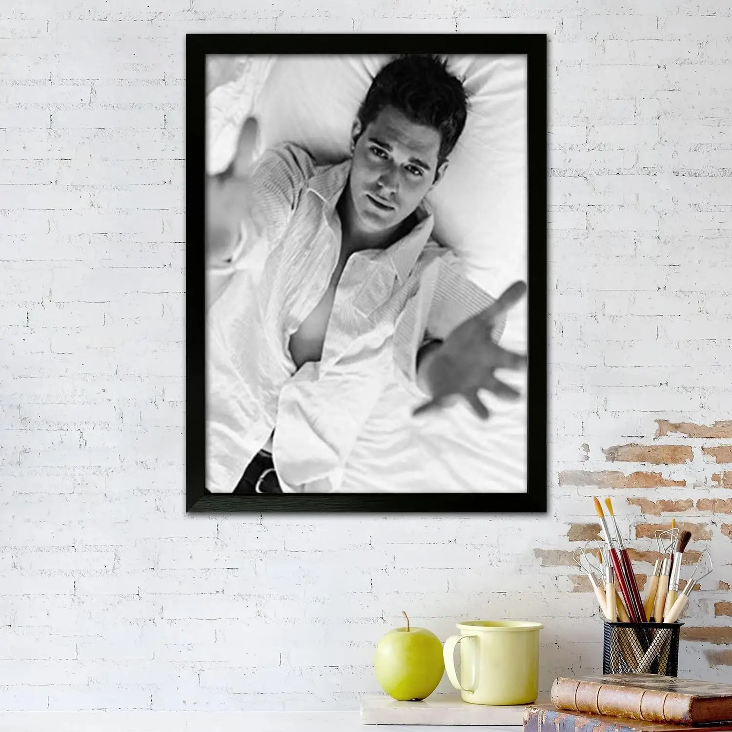 Michael Buble Canvas Art Poster and Wall Art Picture Print, Modern Family Bedroom Decor Posters,Decorative painting