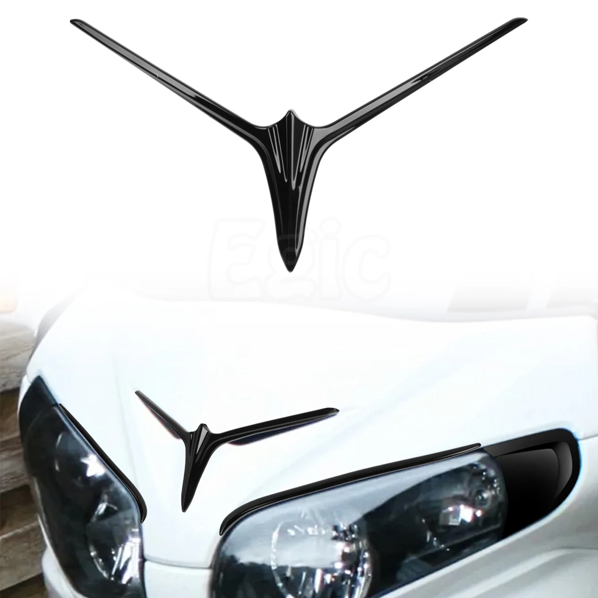 

Gloss Black Front Upper Cover Hood Decorative For HONDA Goldwing GL1800 2012-2017 F6B 2013-17 Eyebrow Accent Upper Fairing Scoop