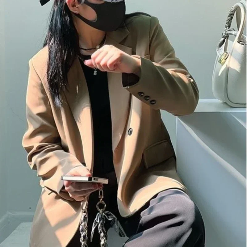 ポップな服 ジャケット ブラウン オーバーコート レディース ブラック ワンピース アウター ゆったり ロング 無地 プロモーション セール 秋の新作