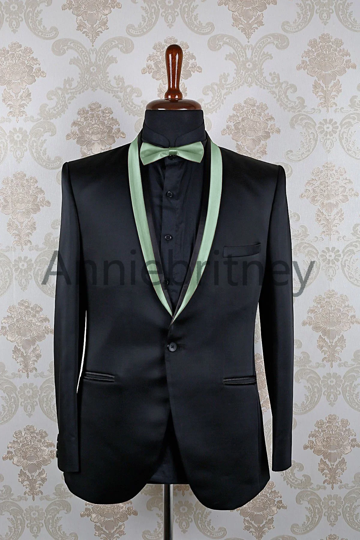 Black Fashion Formal Wedding Men Suit Groom Tuxedo Prom Slim Fit Blazers Hombre High Quality Custom 3 Piece Set Costume Homme