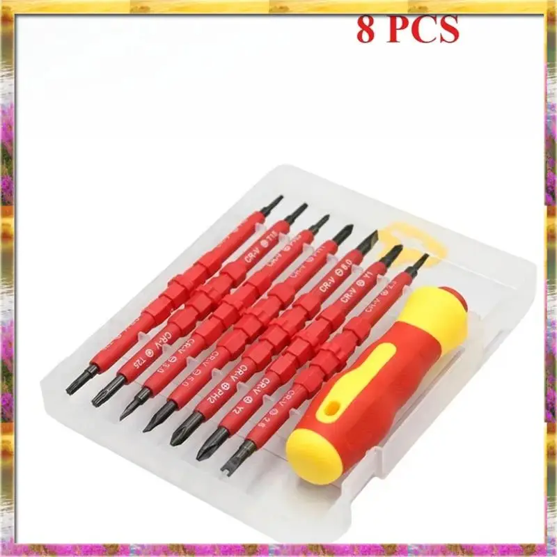 Migliori offerte Set di cacciaviti isolati professionali VDE da 1000 V Punte a taglio magnetico per riparazioni elettriche Set da 13 pezzi