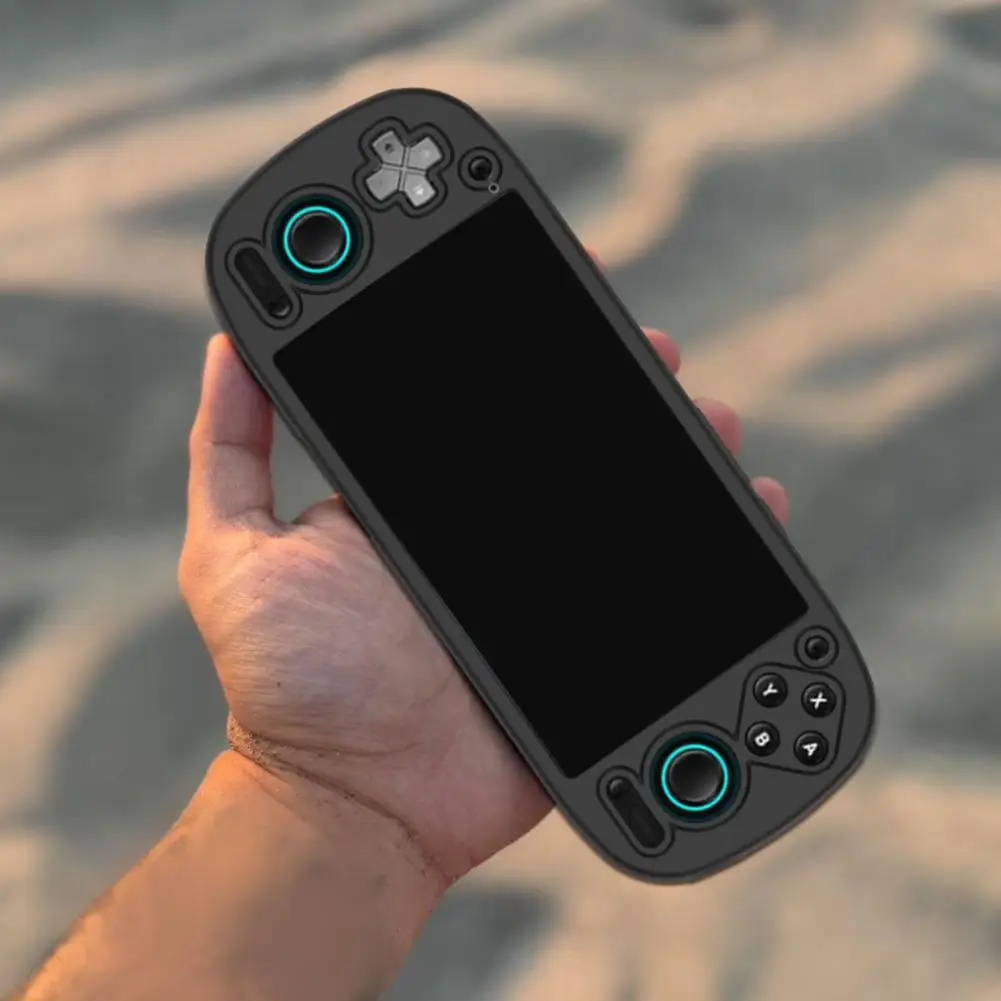 For Retroid Pocket G2 Silicone Gaming Protective Cover Wear-Resistant Simple Solid Color Waterproof Gaming Console Accessories