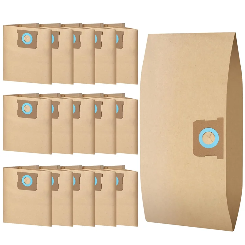 BAAN-16 PACK DXVA19-4101 أكياس لأكياس المكنسة الكهربائية للمكنسة الكهربائية الرطبة/الجافة سعة 6-10 جالون، لمتجر أكياس Vac