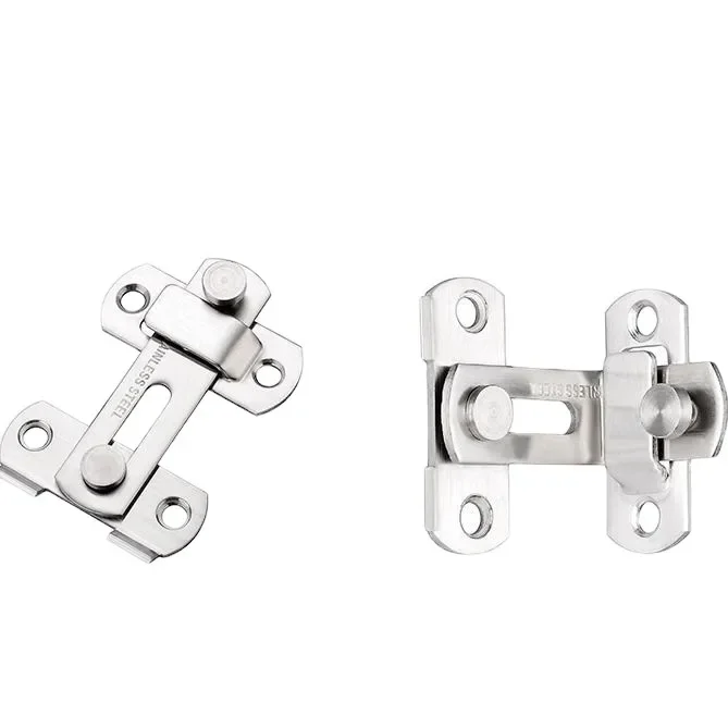 Avoid Punch 90 Degrees CangGu Button Door Right Angle Lock Sliding Door Lock Bolt The Buckle Buckle