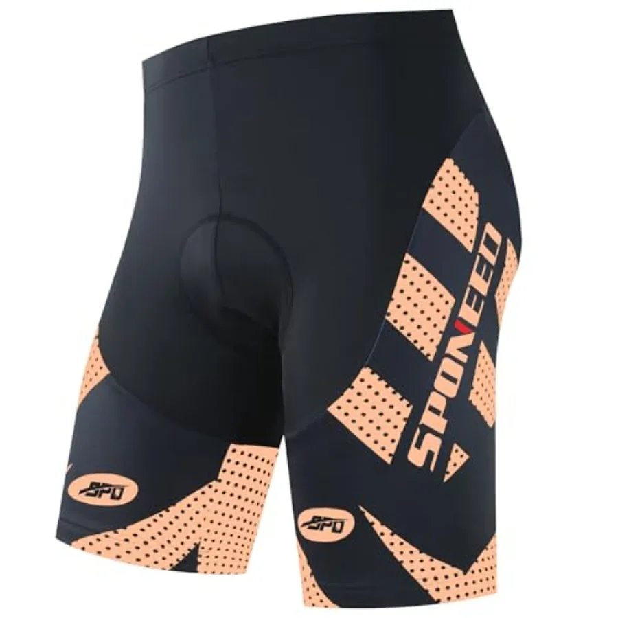 

sponeed Men's Cycling Shorts Padded Bicycle Riding Pants Bike Biking Clothes Cycle Wear Tights