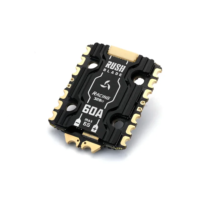 RUSHFPV RUSH BLADE F722 mini Flight Controller Analog / Digital W/ BLHeli_32 4in1 60A ESC Stack 20x20mm for RC FPV Racing Drone