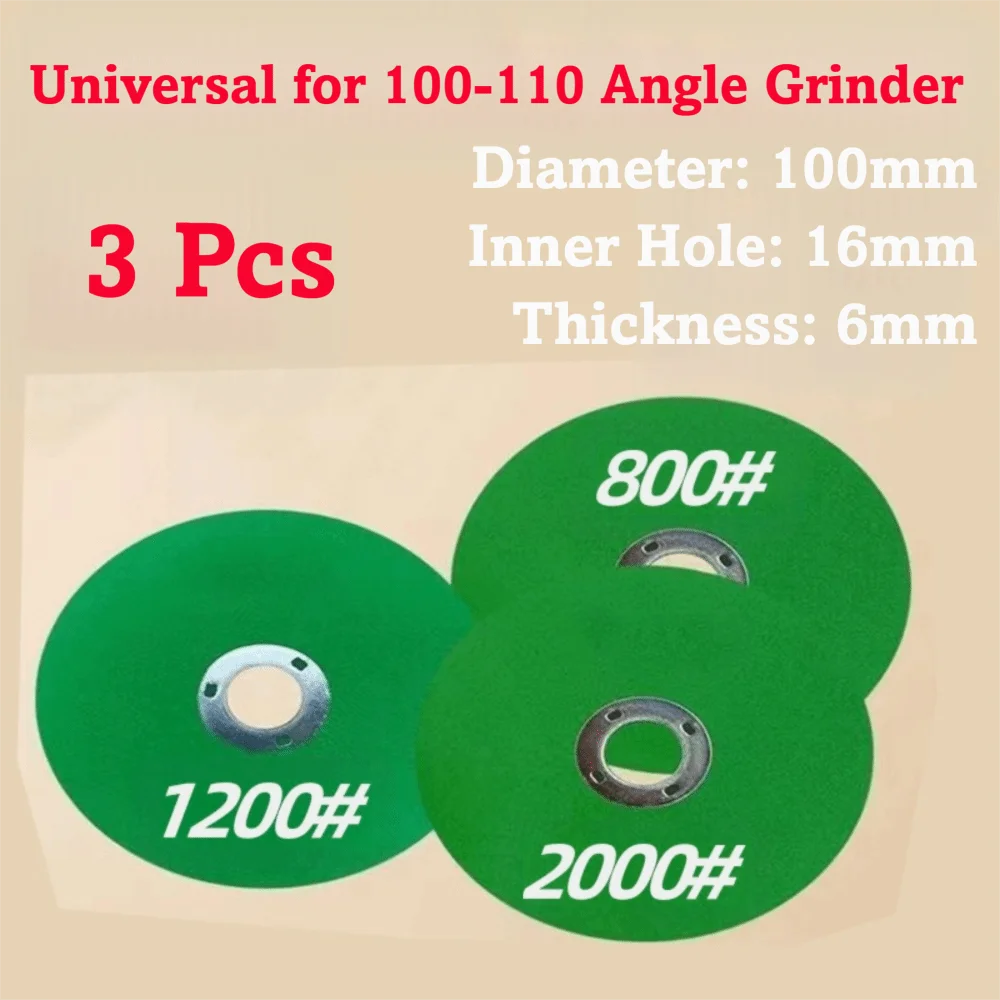 

3pcs Ultra-Fine Sharpening Grinding Wheel Hard Grinding Wear-Resistant Fine Grinding Wheel Durable Fine Poli Polishing Disc