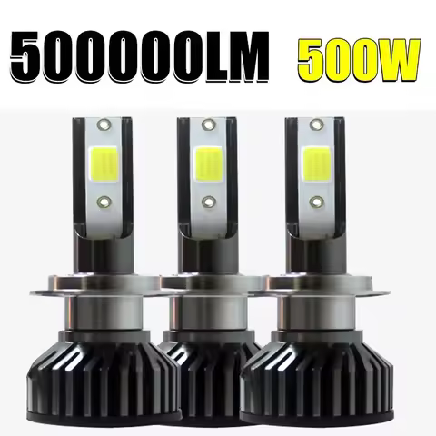 Car Headlight Bulbs 500W 500000LM H7 H4 H1 H8 H11 LED Light H7 H11 H8 LED Fog Auto Lamp 6000K 5570 9005 9006 9012 12V Turbo 24V