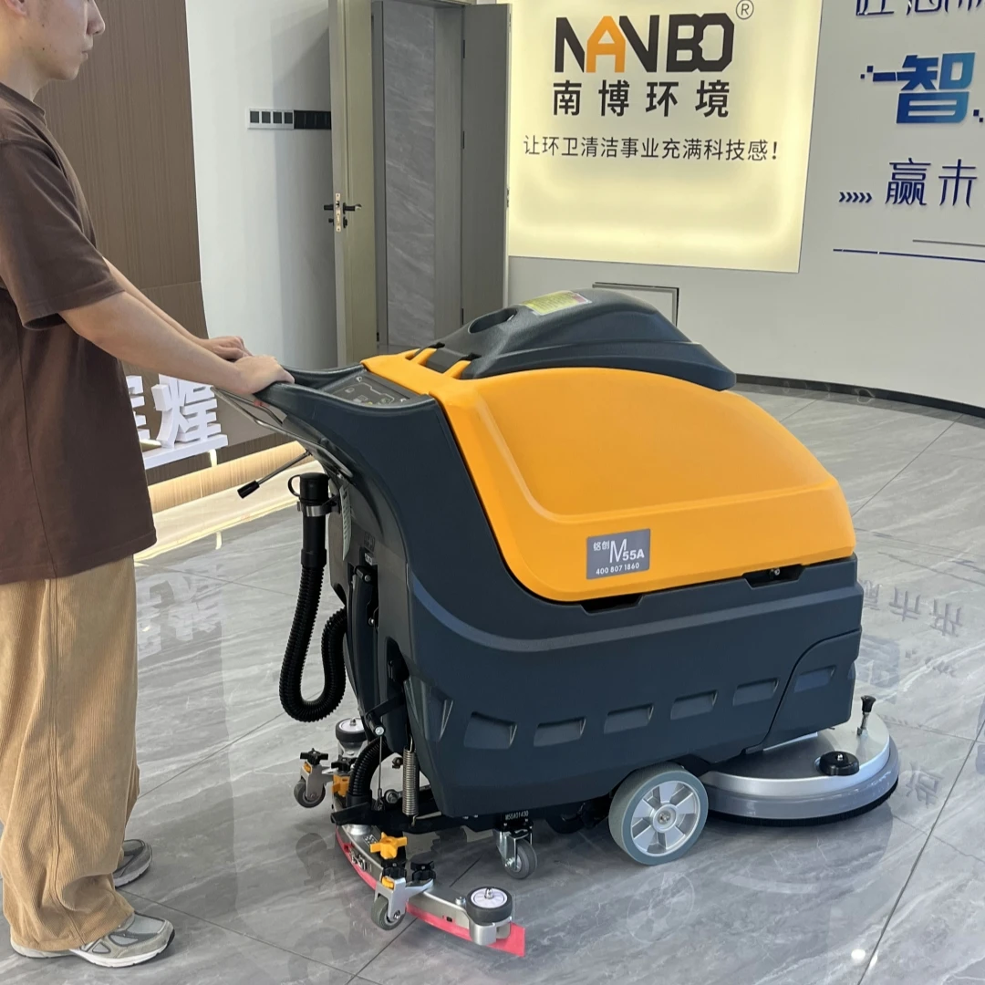 

Nanbo M55 Floor Washer Cleaner Electric Cordless Scrubbing Machine Floor Scrubber Cleaning Machines