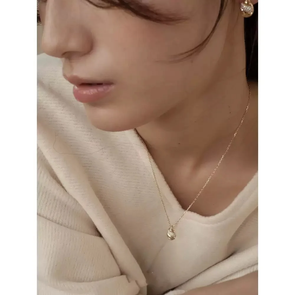 

ENFASHION Para Mujer Rain Drop Zircon Pendant Necklace For Women's Stainless steel 18K Plated Gold Delicate Jewelry Gift P253645