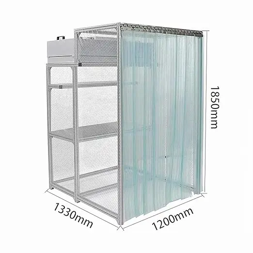 100 Class Laminar Flow Cabinet ISO 5 Laminar Flow Hood Cleanroom Booth