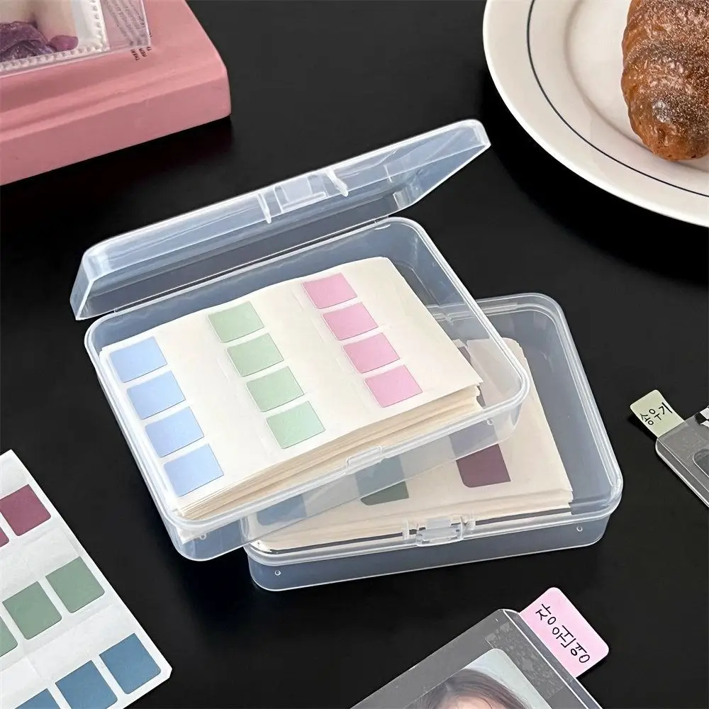 10 ชิ้น/ล็อต Multifunctional MeMO Pad หลวมโปร่งใสเครื่องหมายหน้ากระดาษ 6 สี Self Adhesive Note สติกเกอร์ดัชนี