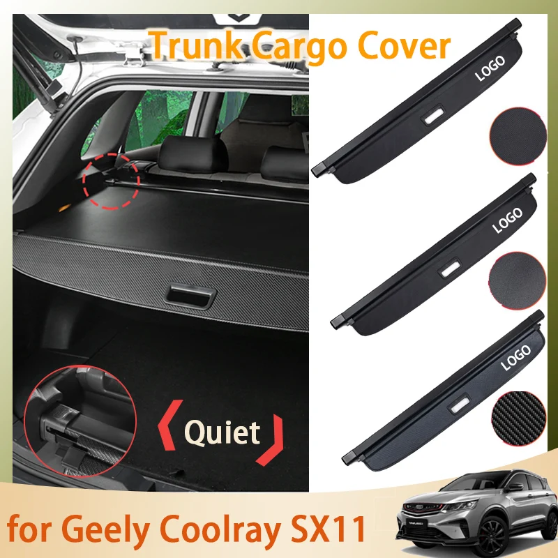 

Car Trunk Curtain Mat for Geely Coolray SX11 X50 2024 2023 2022 2021 2020 2019 2018 Accessories Rear Curtain Retractable Parts