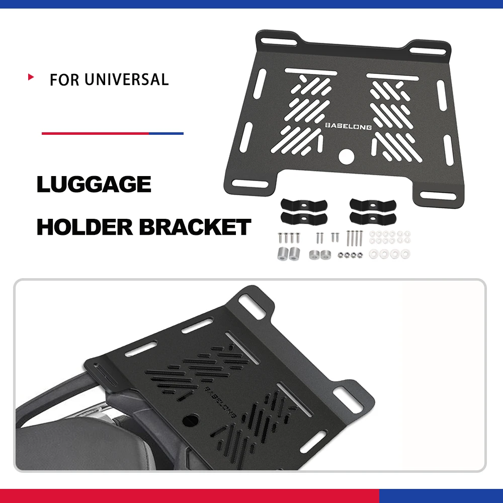 

For R1200GS R1250GS F850GS F750GS F650GS Tail Racks Motorcycle Rear Luggage Support Shelf Case Holder Trunk Frame Plate Bracket