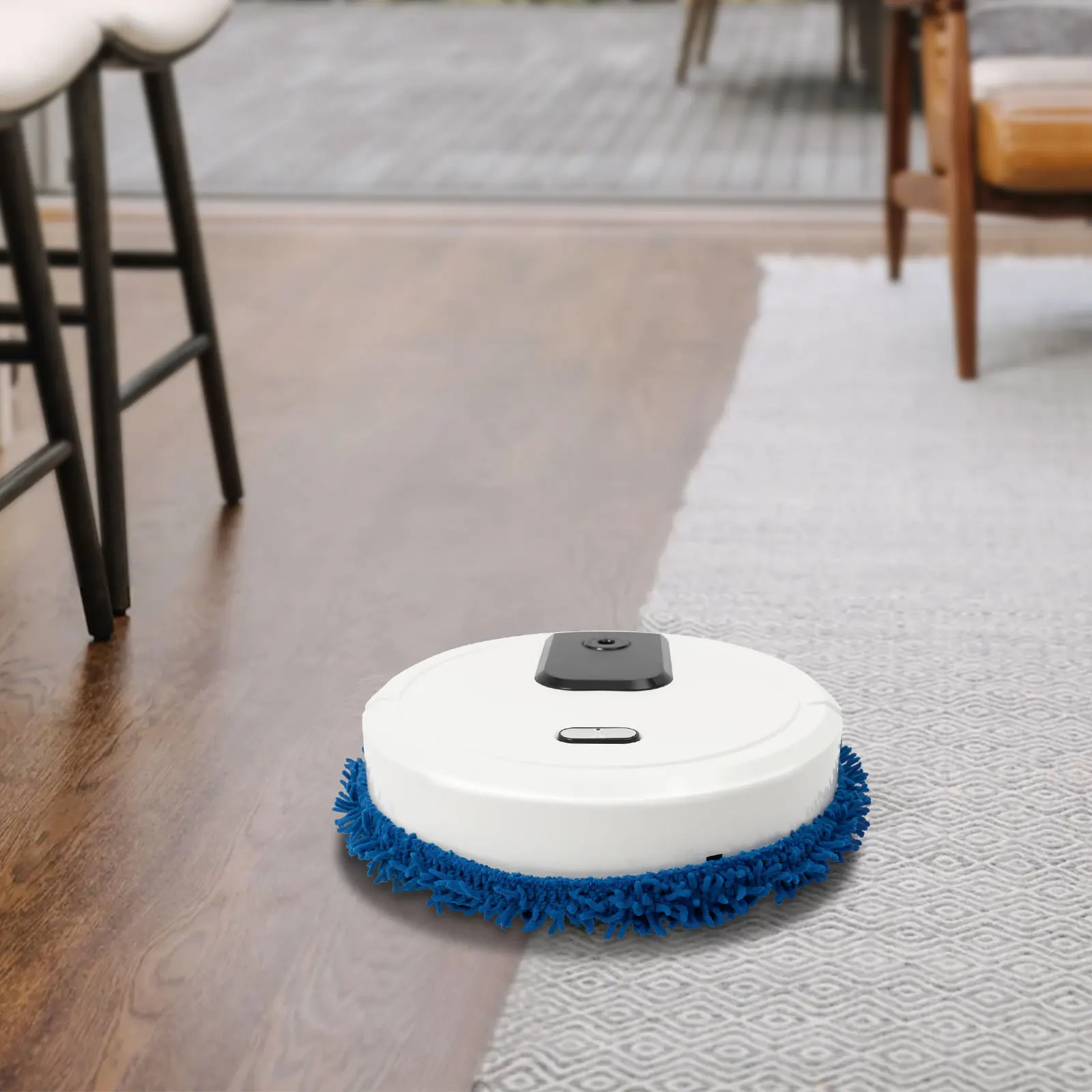 Wischroboter Nass/Trocken Wischfunktion Kehrroboter Roboterstaubsauger khauden Fliesen Kehrlarında von ca. 60 م 2