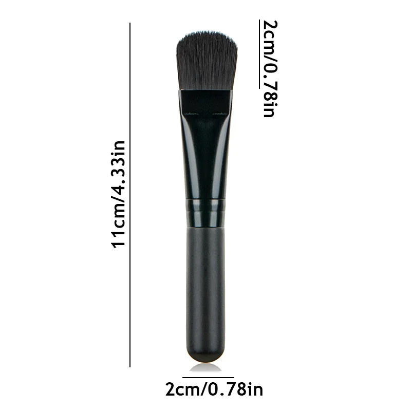 Face Mask Brush Foundation Applicator BB Cream Blender Concealer Brush Flat Soft Hair Skin Care Beauty Cosmetic Makeup Tools