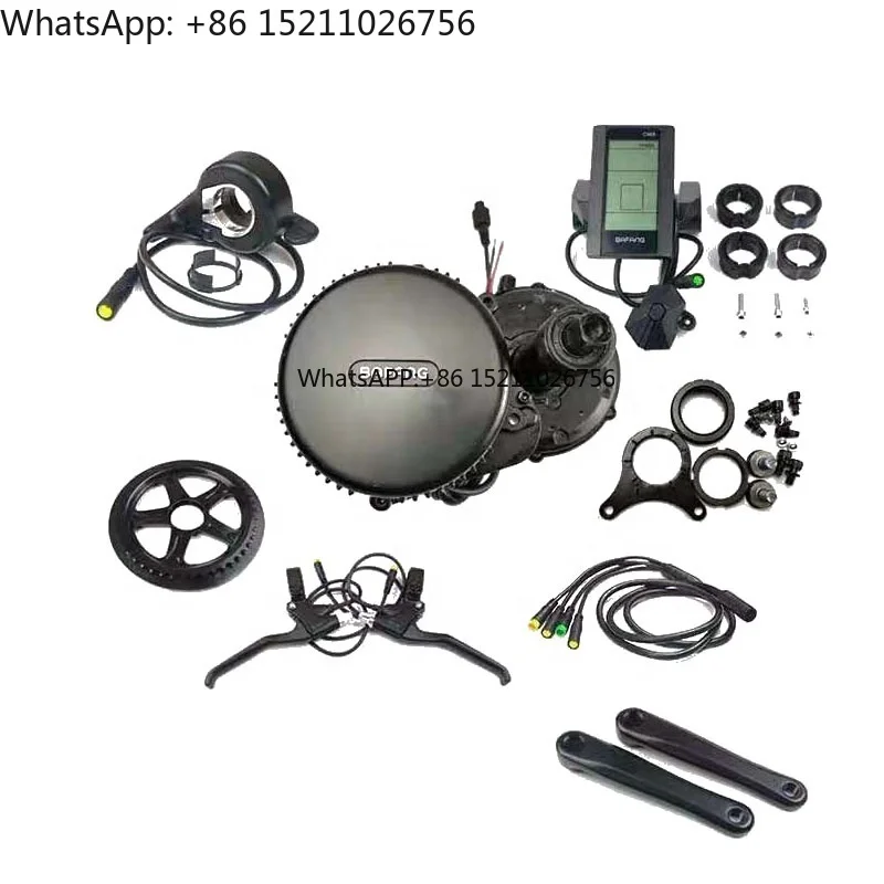 68mm BB 8Fun 48V 750W Motor de accionamiento medio Bafang Kit de conversión de bicicleta eléctrica BBS02
