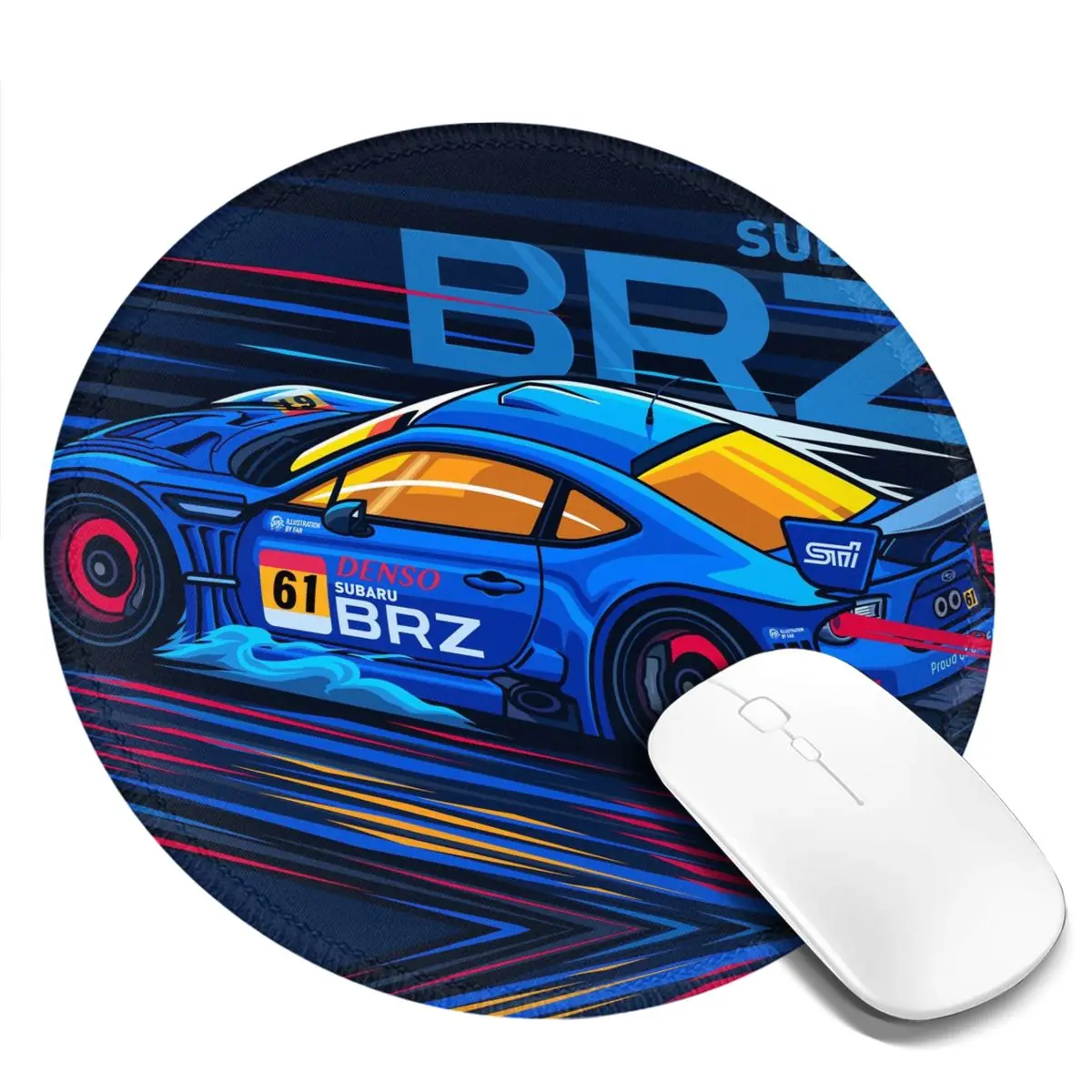 Sports Car Mouse Pad Speed Incentive Design Rubber Mousepad For Notebook Computer Anti-Slip Funny Great Quality Mouse Mats