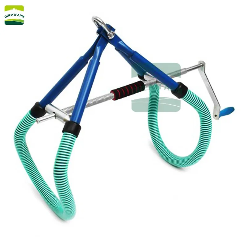 

Upright frame for dairy cows Auxiliary upright frame Standing frame Cow lift Cow hanger Cow hanger retractor