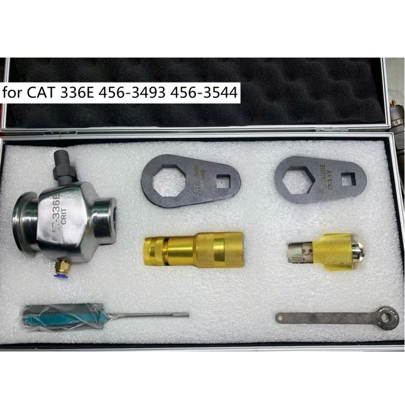 

336E 456-3493/3544 Diesel Common Rail Injector Disassemble Wrench AHE Measuring Tool Oil Return Clamp Reapir Tool Kits for CAT