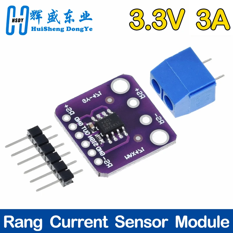 Max471 Voltage Current Sensor Module For Arduino AVR Tester Board 5V DC 3-25V 0-3A Resistive Voltage Divider GY-471 Sensors