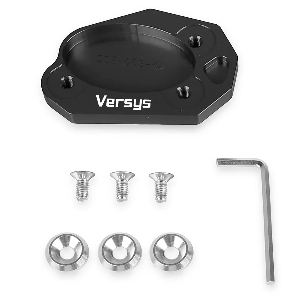 Motorcycle Versys650 07-09 Side Stand Enlarger Sled Versys1000 12-14 For Kawasaki VERSYS-X300 ABS 2016-2023 Versys 650 1000 X300