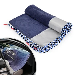 FOSHIO Front Windshield Cleaning Car Dashboard Cover Microfiber Towel Water Absorbent Tool Window Film Install Panel Protector