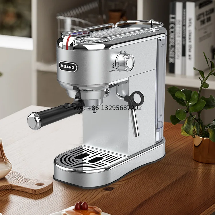 

Новое поступление итальянской профессиональной электрической кофеварки для эспрессо с корпусом из нержавеющей стали для домашнего использования