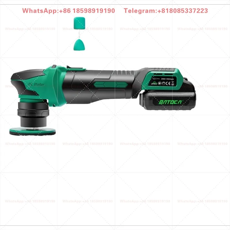 3-Inch Mini Cordless Polisher 300W 2.5Ah Battery Lightweight 3kg DIY Tool for General Use and Wet Polishing Work
