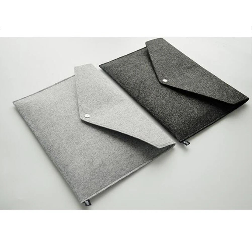 

2 pcs A4 File Folder Felt Document Organizer Portable Storage Holder For Office School Work Large Capacity Felt Folder Briefcase