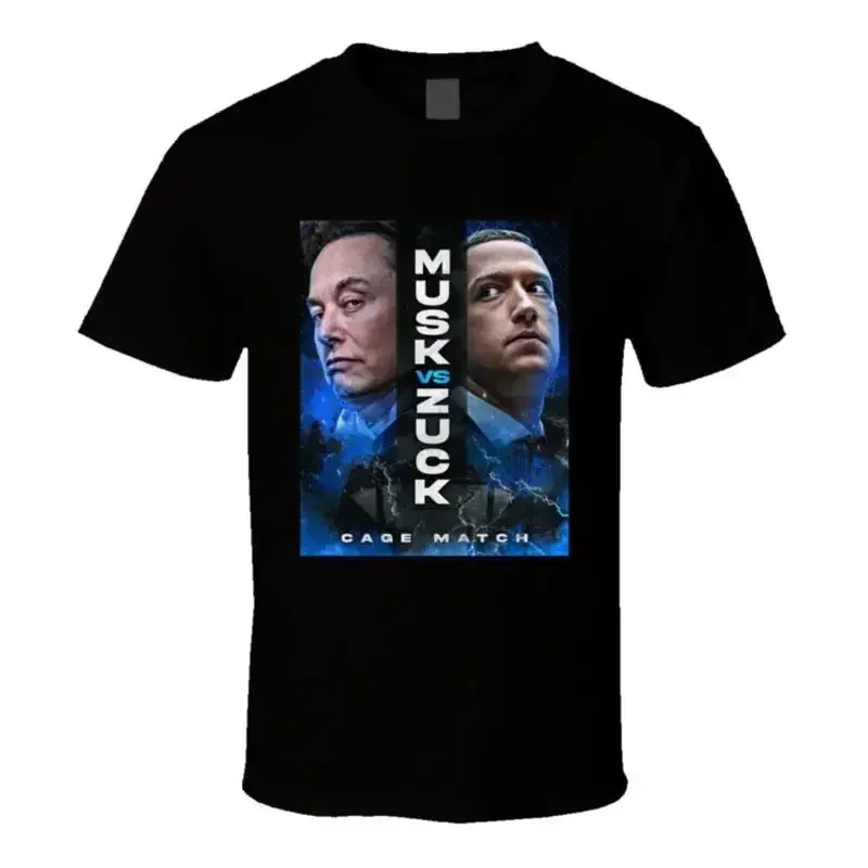 Musk Vs Zuck Cage Match T Shirt