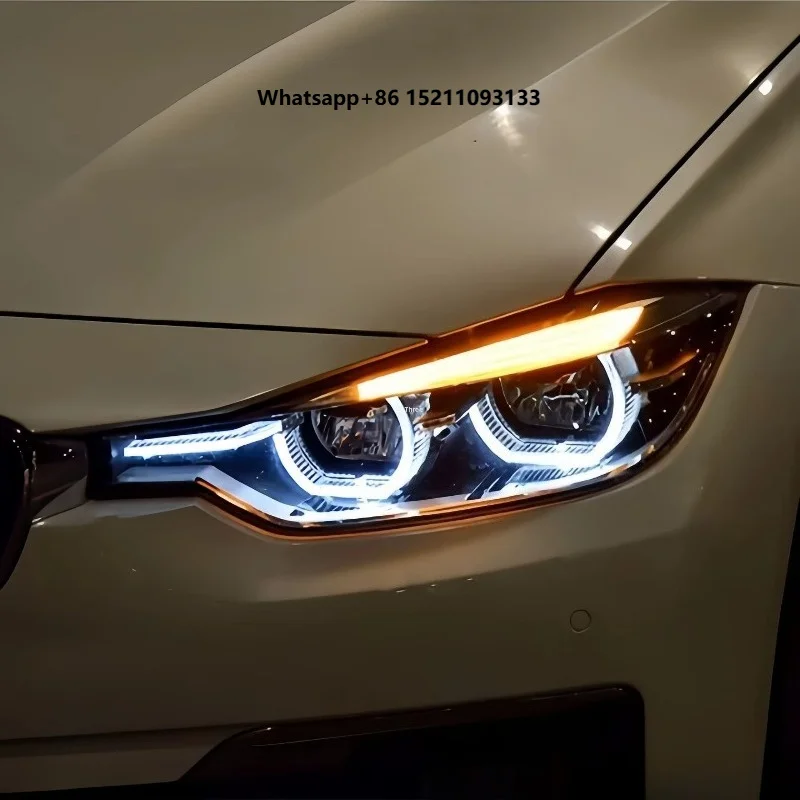 Front LED Headlights 12V 24W Semi-Assembly