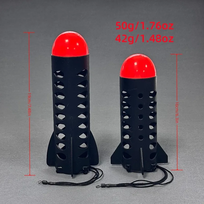 2Pcs Carp Fishing Trap Bait Cage - PVC Feeder Cage with Multiple Entrances Black Adjustable for Various Fishing