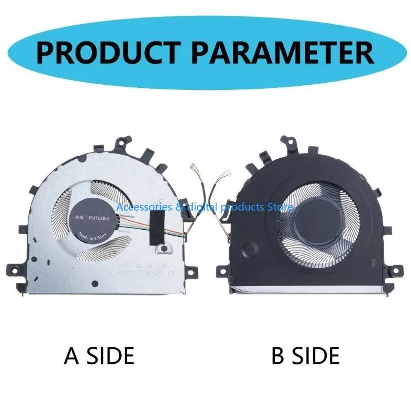 77JD Laptop CPU Radiator 4Pin 4wire Cooling Fan Quiet CPU Cooler for Huawei MateBook D15 D 15 BoB-WAH9 WAH9P WAE9P Boh-WAP9R
